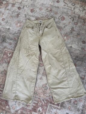 BDG Joey mid rise wide leg khacki denim